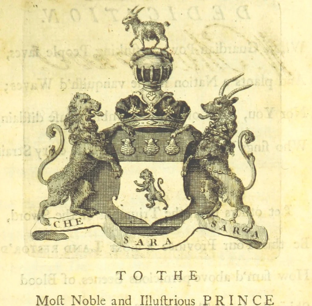 An illustration from Miscellaneous Poems and Translations, 1731, leaf 11