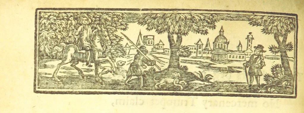 An illustration from Miscellaneous Poems and Translations, 1731, leaf 118