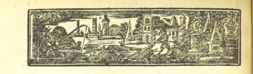 An illustration from Miscellaneous Poems and Translations, 1731, leaf 82