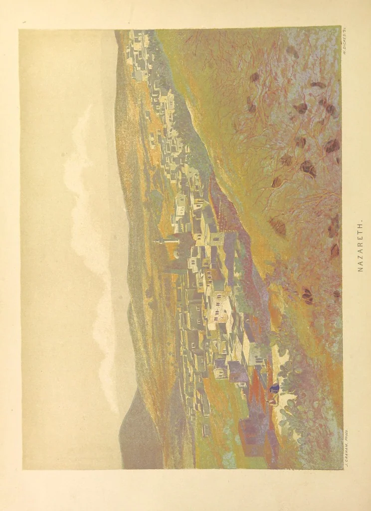 An illustration from Scenes in he East. Consisting of twelve coloured photographic views of places mentioned in the Bible, with descriptive letter-press, 1870, leaf 22