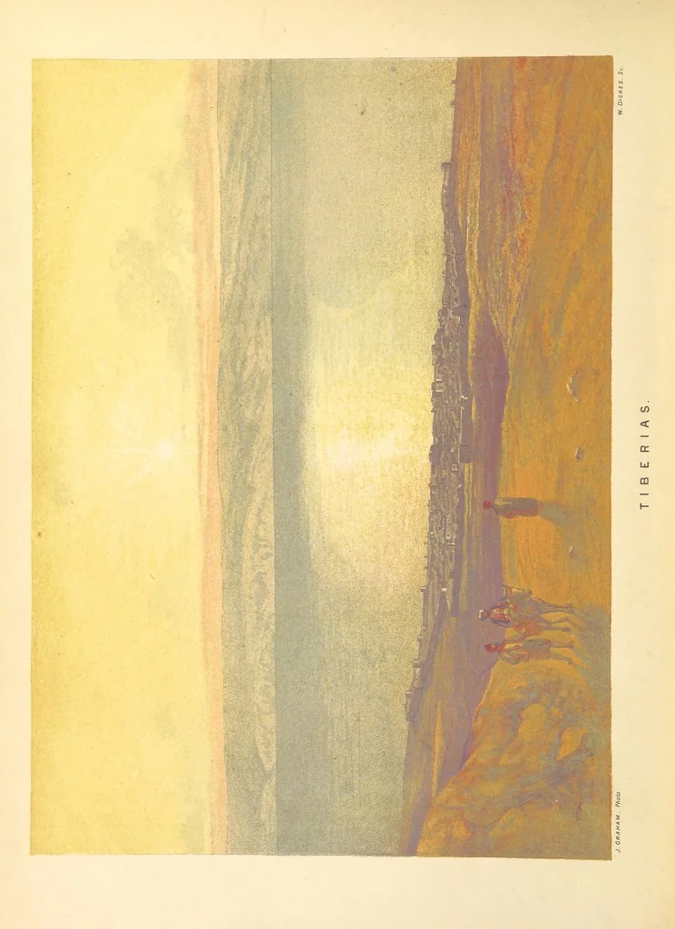 An illustration from Scenes in he East. Consisting of twelve coloured photographic views of places mentioned in the Bible, with descriptive letter-press, 1870, leaf 34