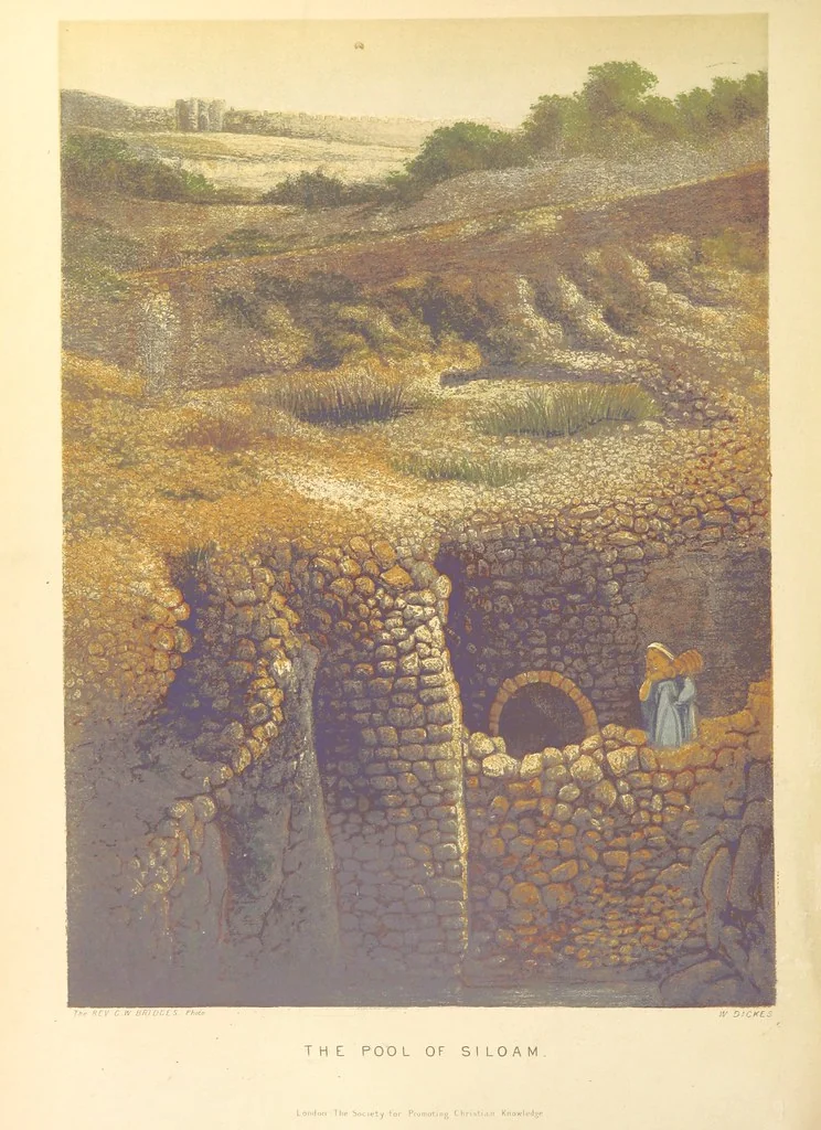 An illustration from Scenes in he East. Consisting of twelve coloured photographic views of places mentioned in the Bible, with descriptive letter-press, 1870, leaf 58