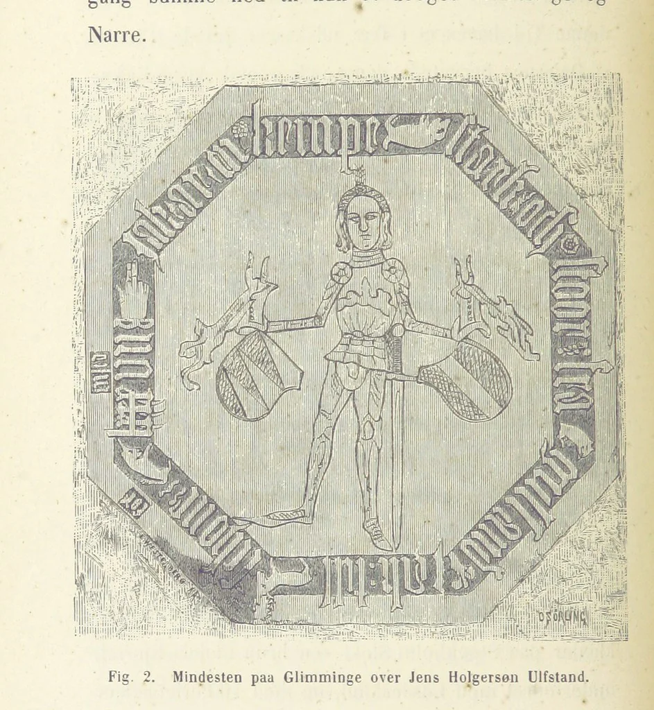 An illustration from Danmarks og Norges Historie i Slutningen af det 16de Aarhundrede, 1879, leaf 330