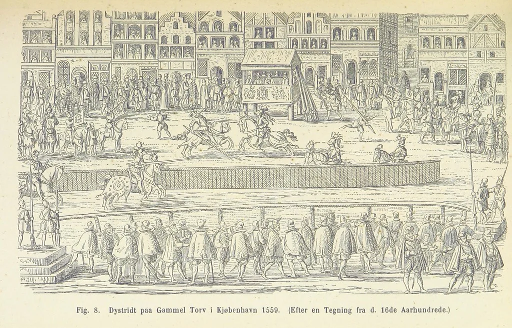 An illustration from Danmarks og Norges Historie i Slutningen af det 16de Aarhundrede, 1879, leaf 343