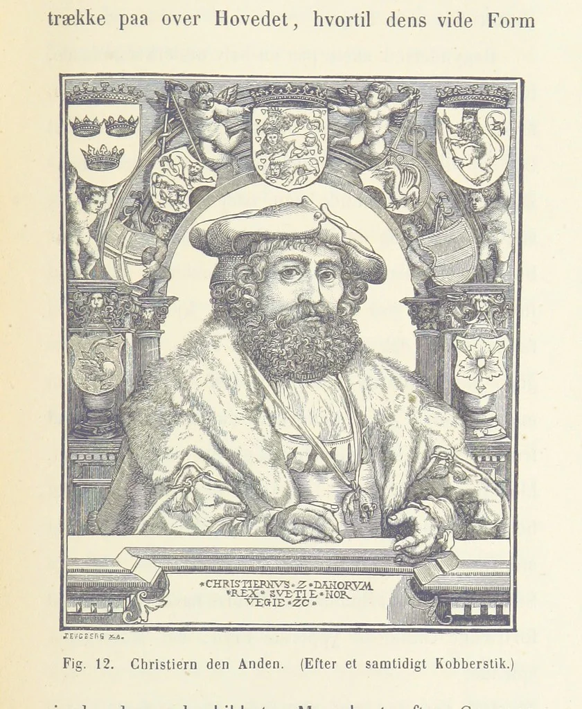 An illustration from Danmarks og Norges Historie i Slutningen af det 16de Aarhundrede, 1879, leaf 355