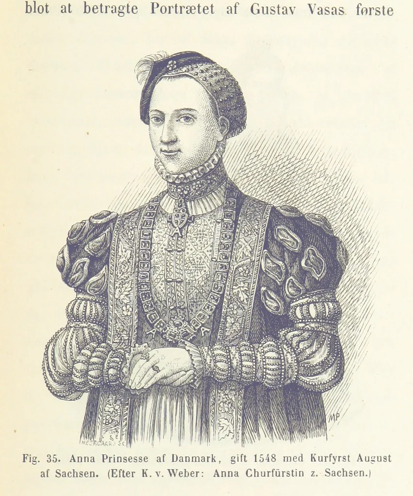 An illustration from Danmarks og Norges Historie i Slutningen af det 16de Aarhundrede, 1879, leaf 443