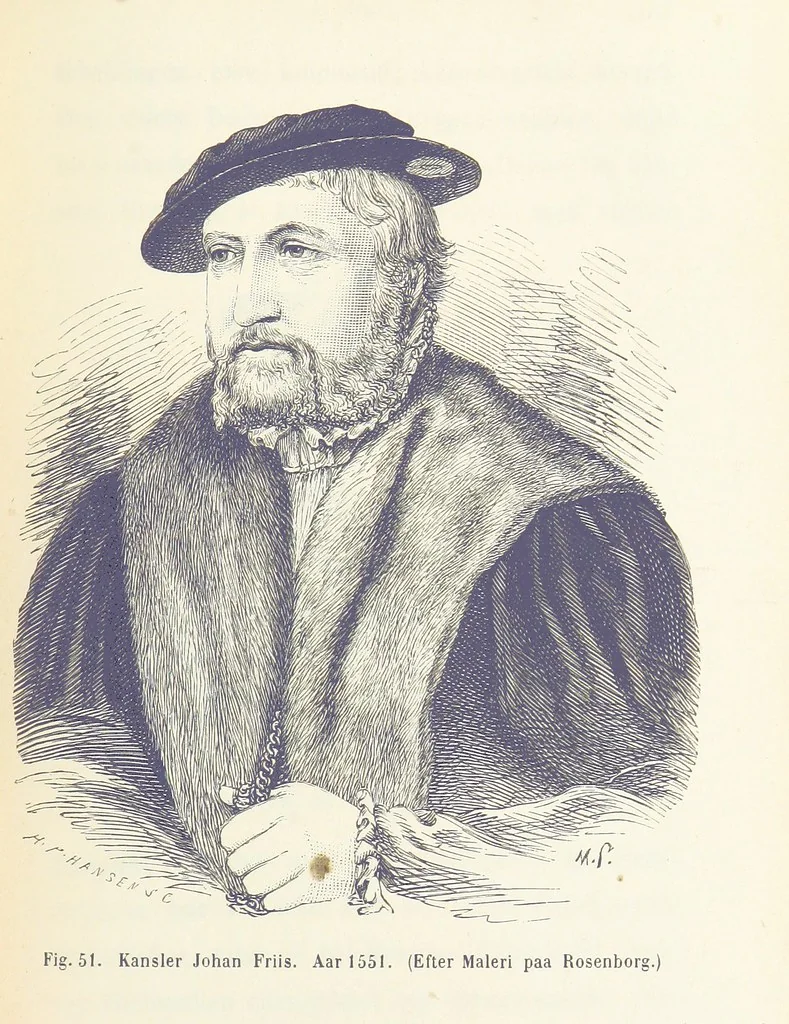 An illustration from Danmarks og Norges Historie i Slutningen af det 16de Aarhundrede, 1879, leaf 479