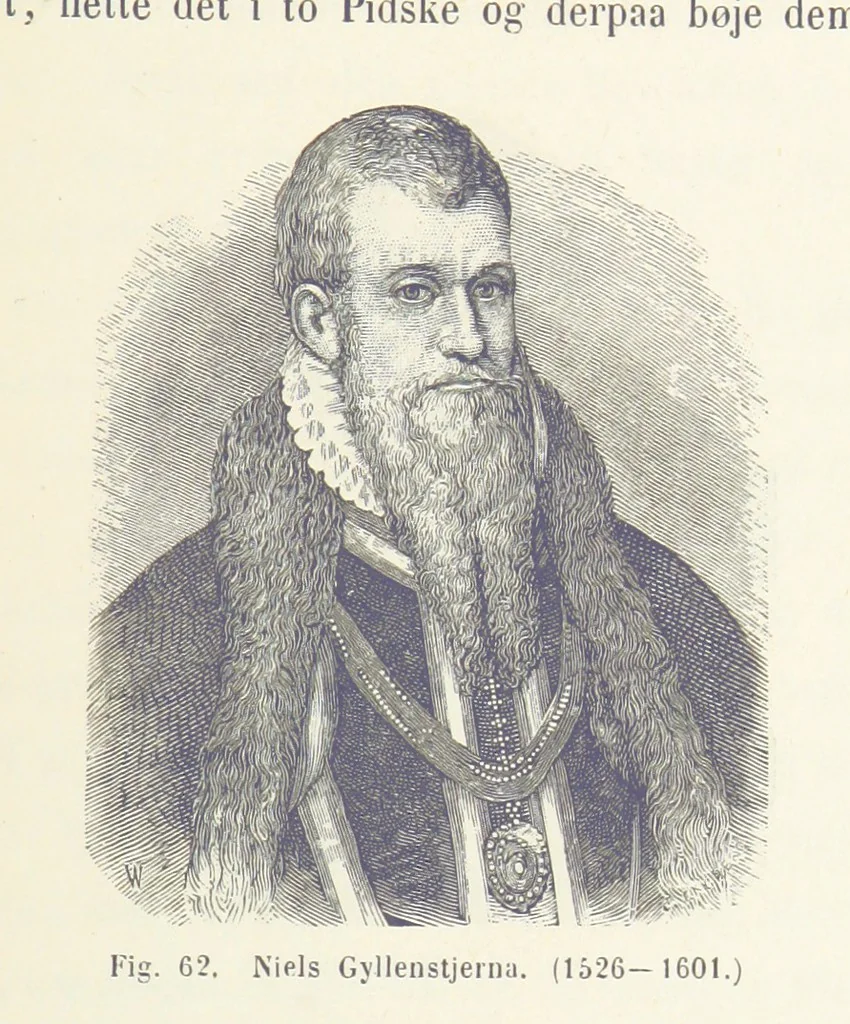 An illustration from Danmarks og Norges Historie i Slutningen af det 16de Aarhundrede, 1879, leaf 501