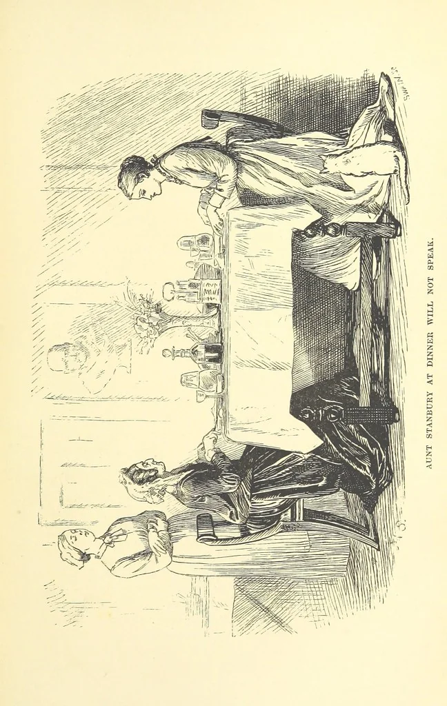 An illustration from He knew he was right, 1869, leaf 119