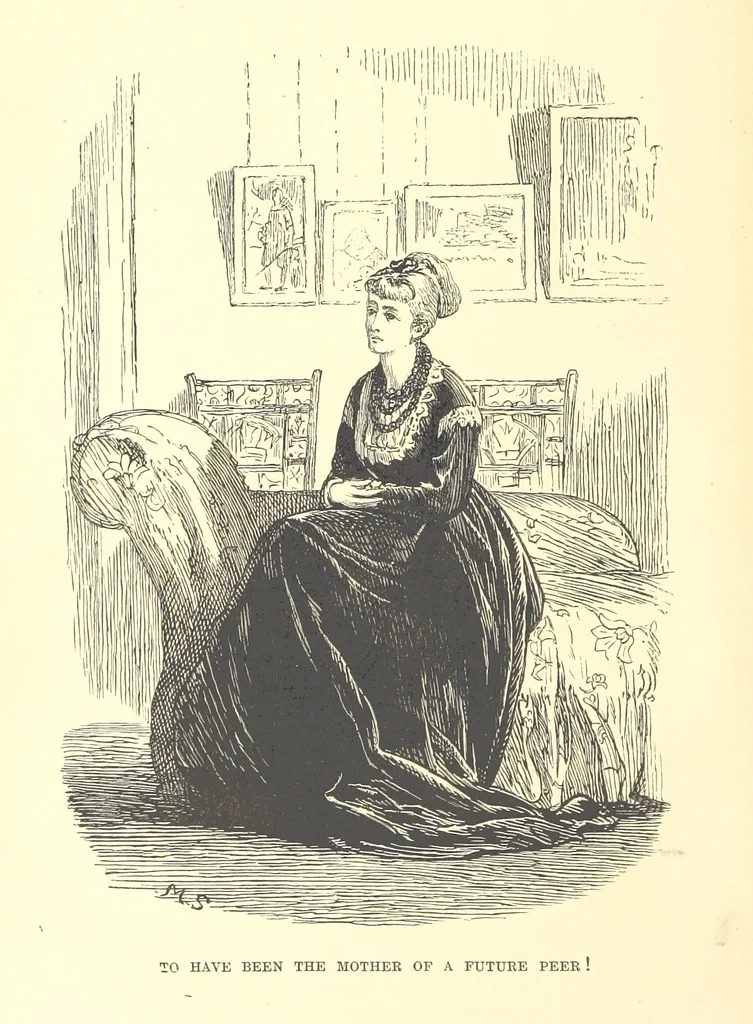 An illustration from He knew he was right, 1869, leaf 140