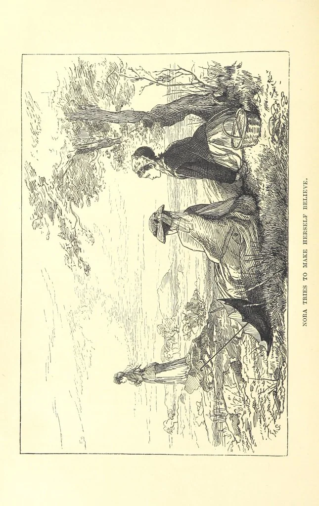 An illustration from He knew he was right, 1869, leaf 160
