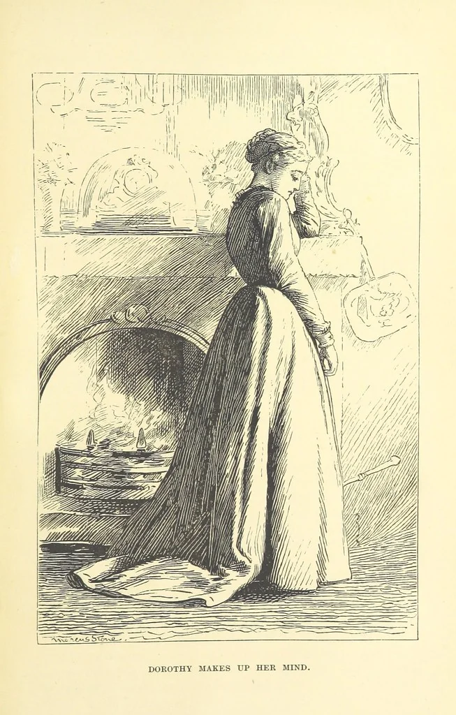 An illustration from He knew he was right, 1869, leaf 285