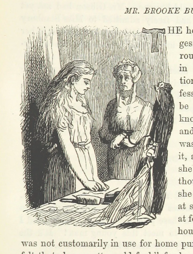 An illustration from He knew he was right, 1869, leaf 289