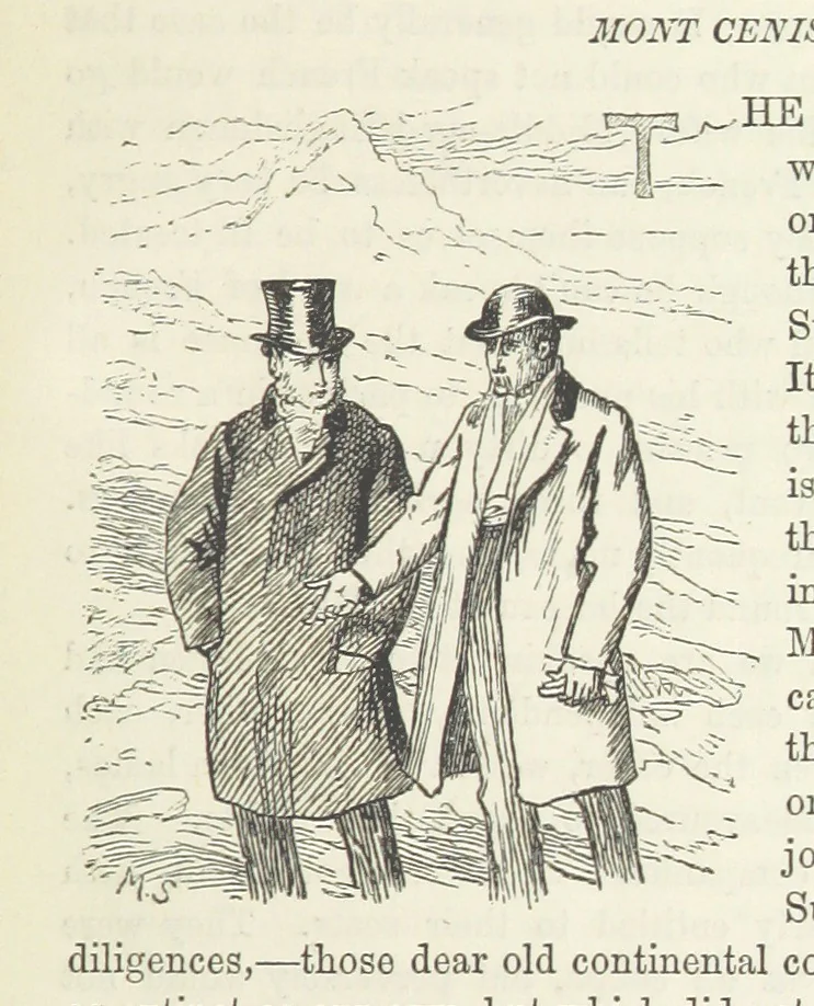 An illustration from He knew he was right, 1869, leaf 345