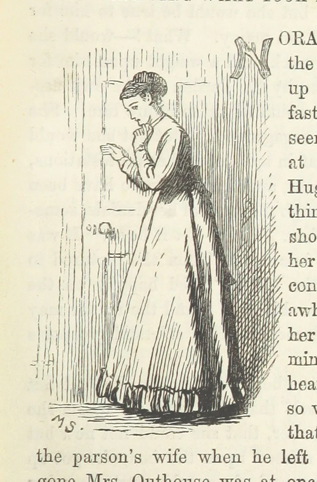 An illustration from He knew he was right, 1869, leaf 373