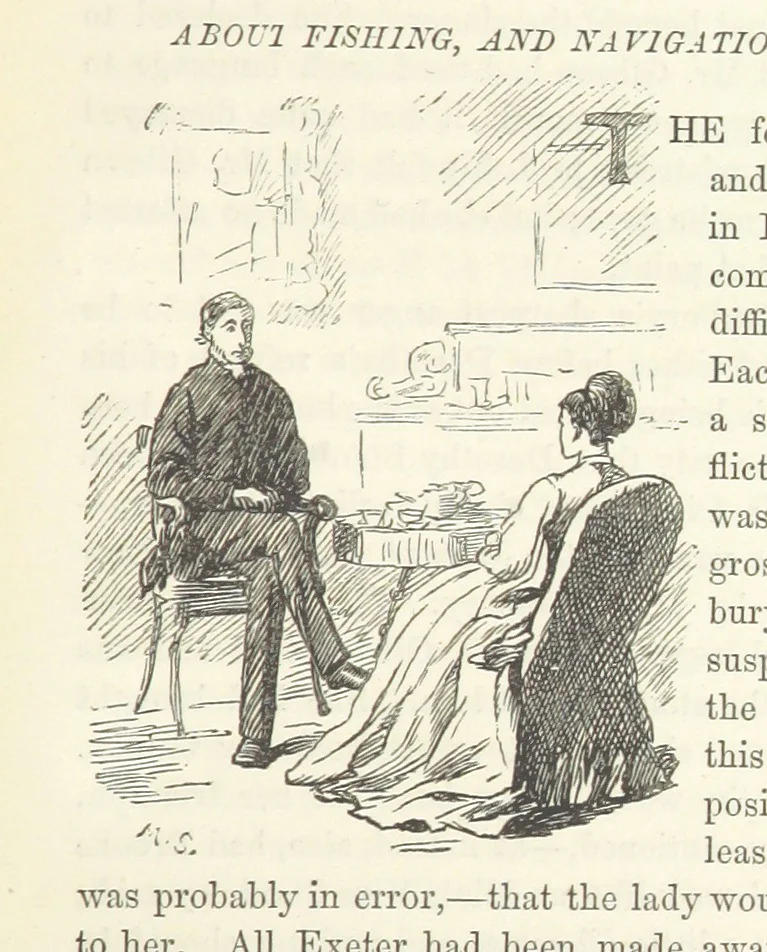 An illustration from He knew he was right, 1869, leaf 423