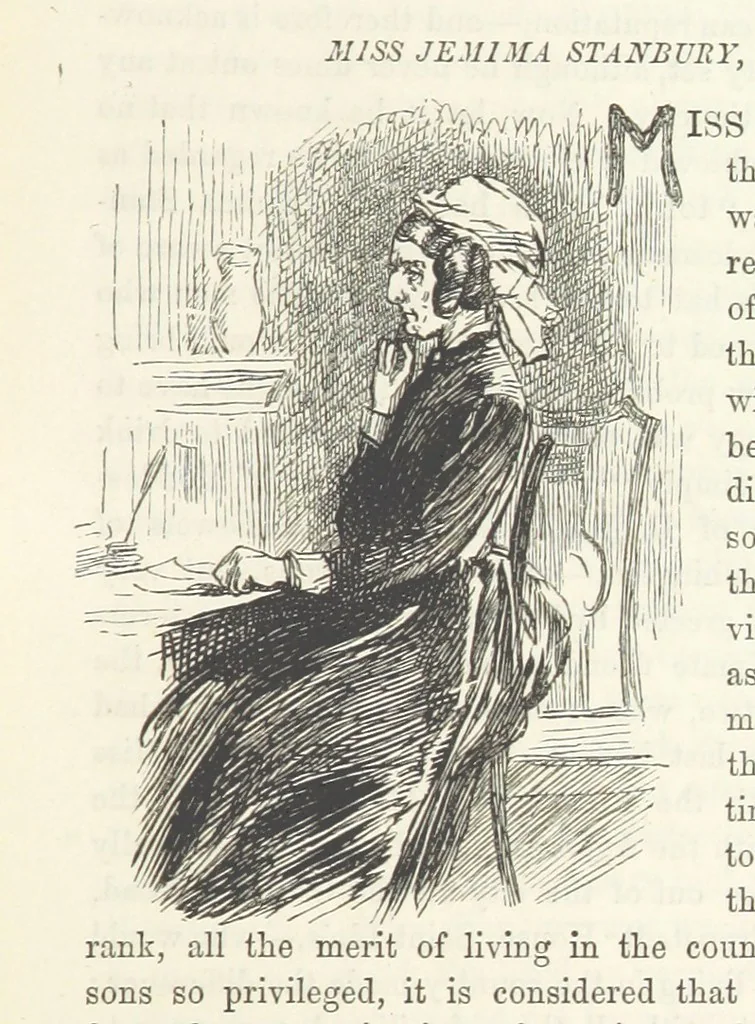 An illustration from He knew he was right, 1869, leaf 73