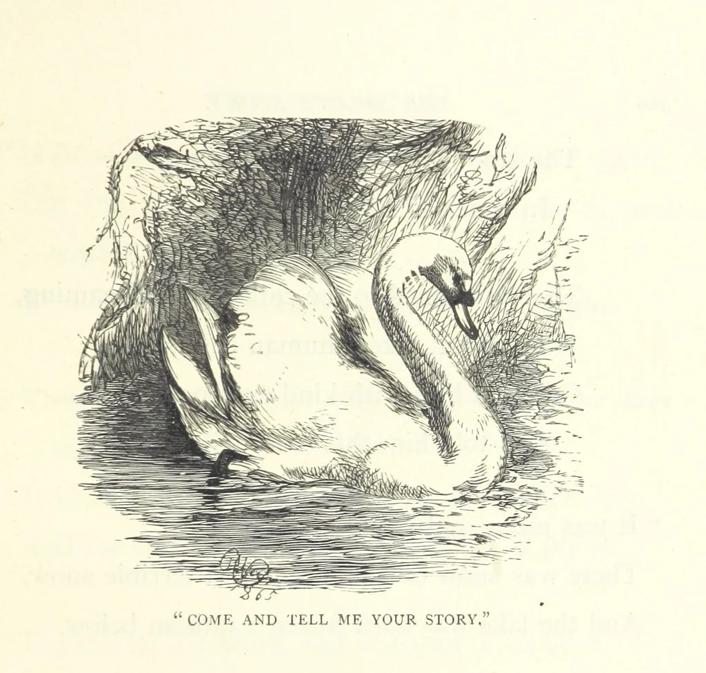 An illustration from Little Loving-Hearts Poem-Book ... With illustrations, 1882, leaf 123