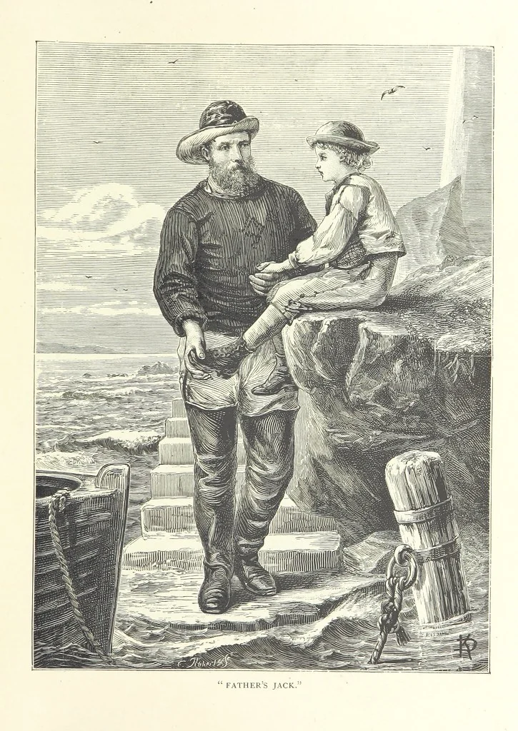 An illustration from Little Loving-Hearts Poem-Book ... With illustrations, 1882, leaf 143