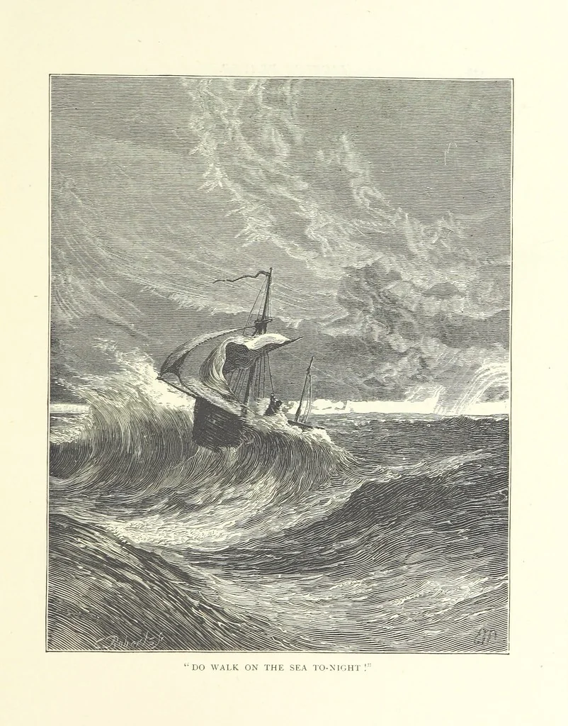 An illustration from Little Loving-Hearts Poem-Book ... With illustrations, 1882, leaf 145