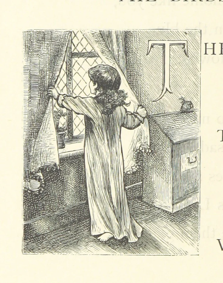 An illustration from Little Loving-Hearts Poem-Book ... With illustrations, 1882, leaf 22