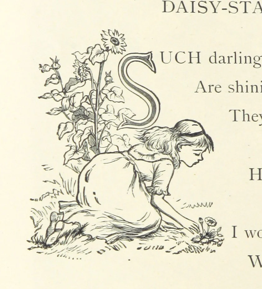 An illustration from Little Loving-Hearts Poem-Book ... With illustrations, 1882, leaf 24