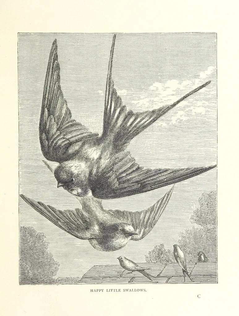 An illustration from Little Loving-Hearts Poem-Book ... With illustrations, 1882, leaf 35