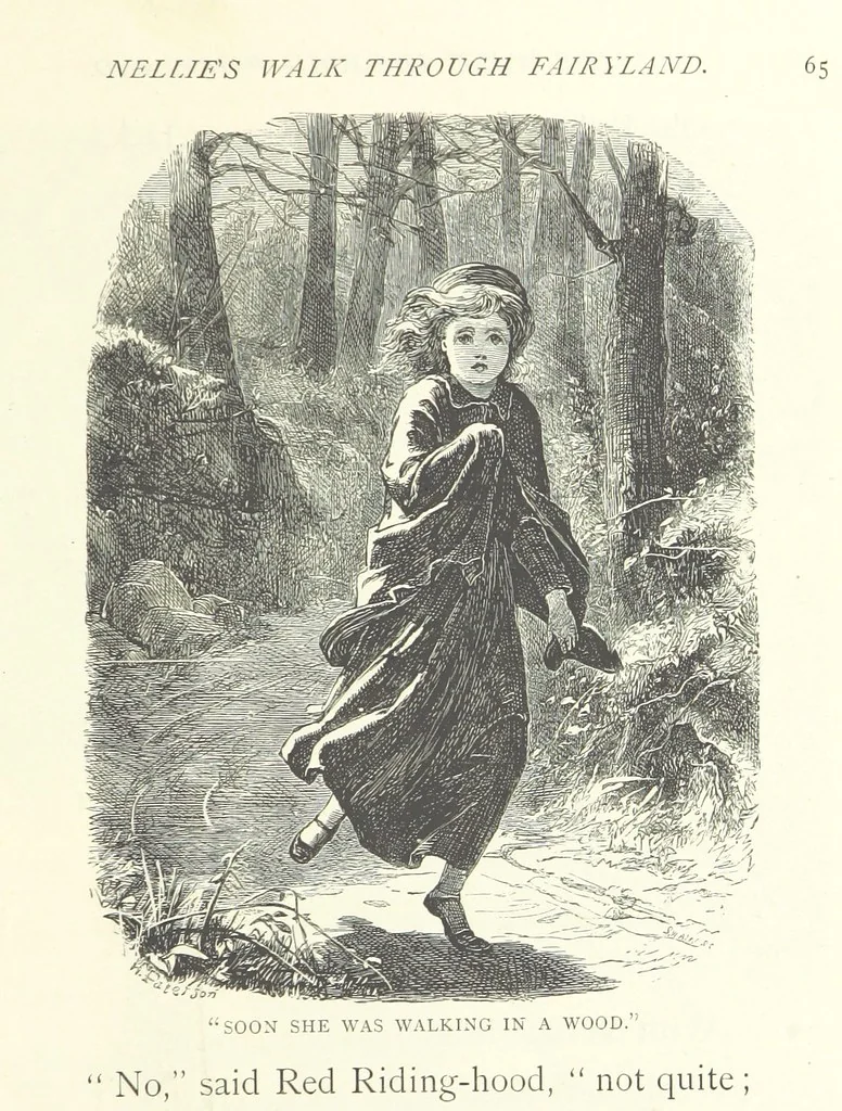 An illustration from Little Loving-Hearts Poem-Book ... With illustrations, 1882, leaf 83