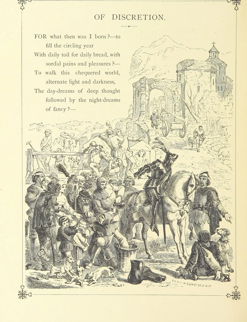 An illustration from Proverbial Philosophy. (The first and second series.) ... Illustrated. A new edition, 1867, leaf 106