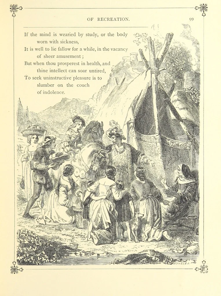 An illustration from Proverbial Philosophy. (The first and second series.) ... Illustrated. A new edition, 1867, leaf 117
