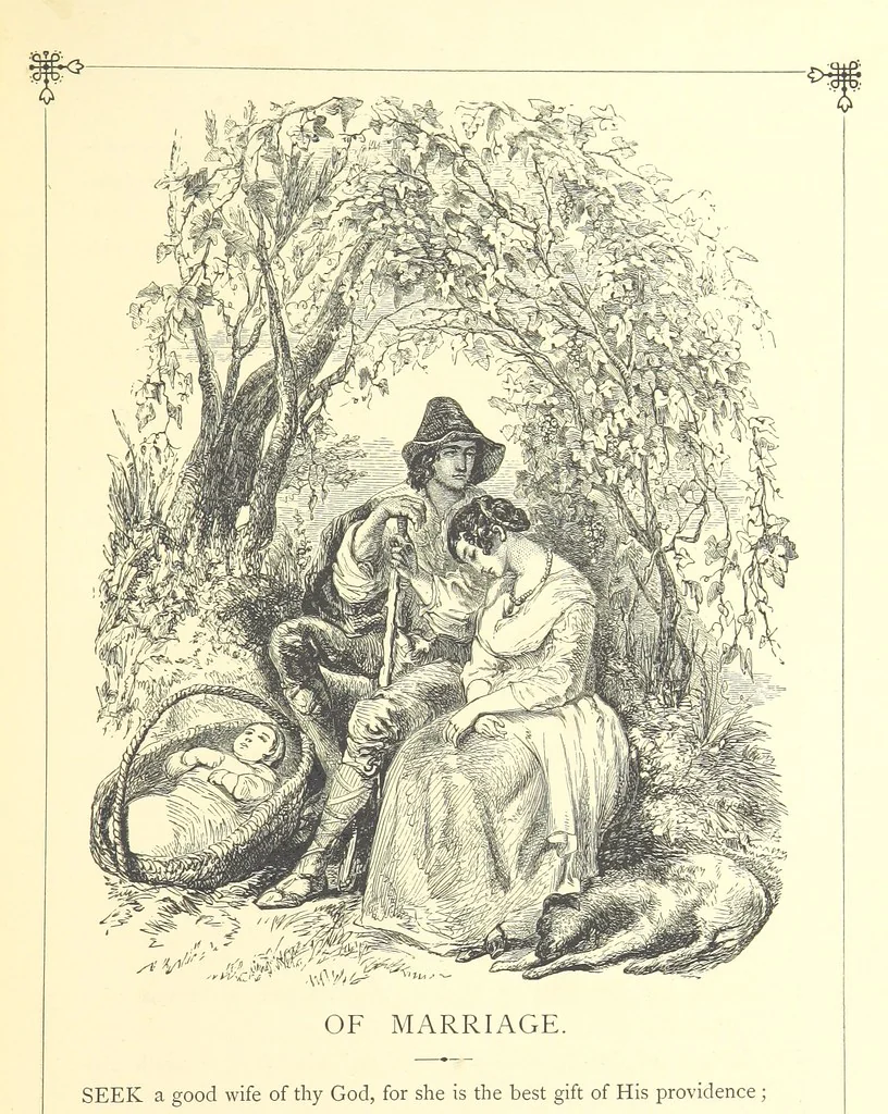 An illustration from Proverbial Philosophy. (The first and second series.) ... Illustrated. A new edition, 1867, leaf 179