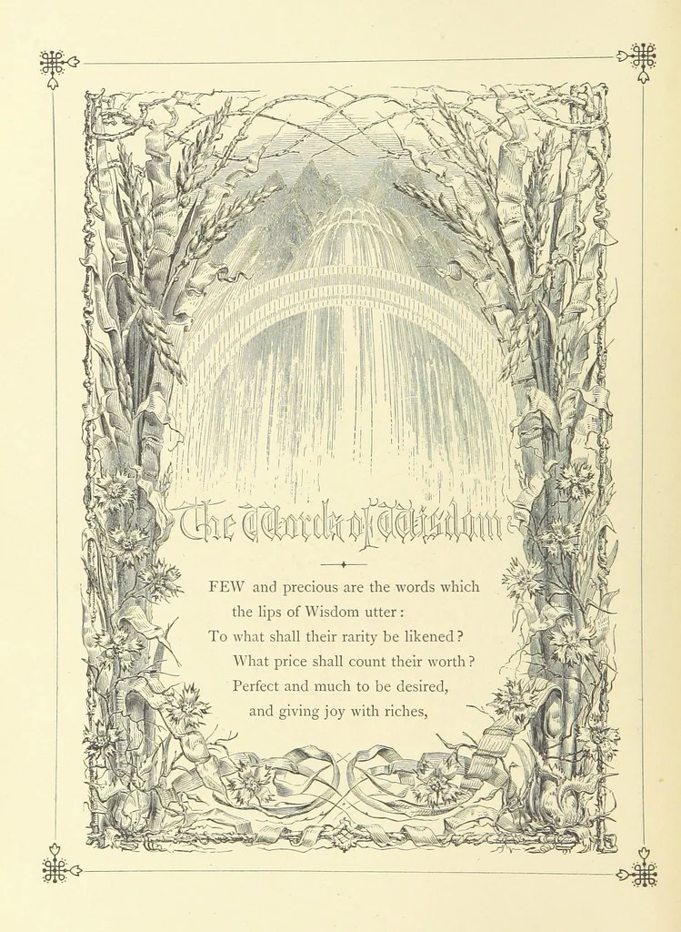 An illustration from Proverbial Philosophy. (The first and second series.) ... Illustrated. A new edition, 1867, leaf 22