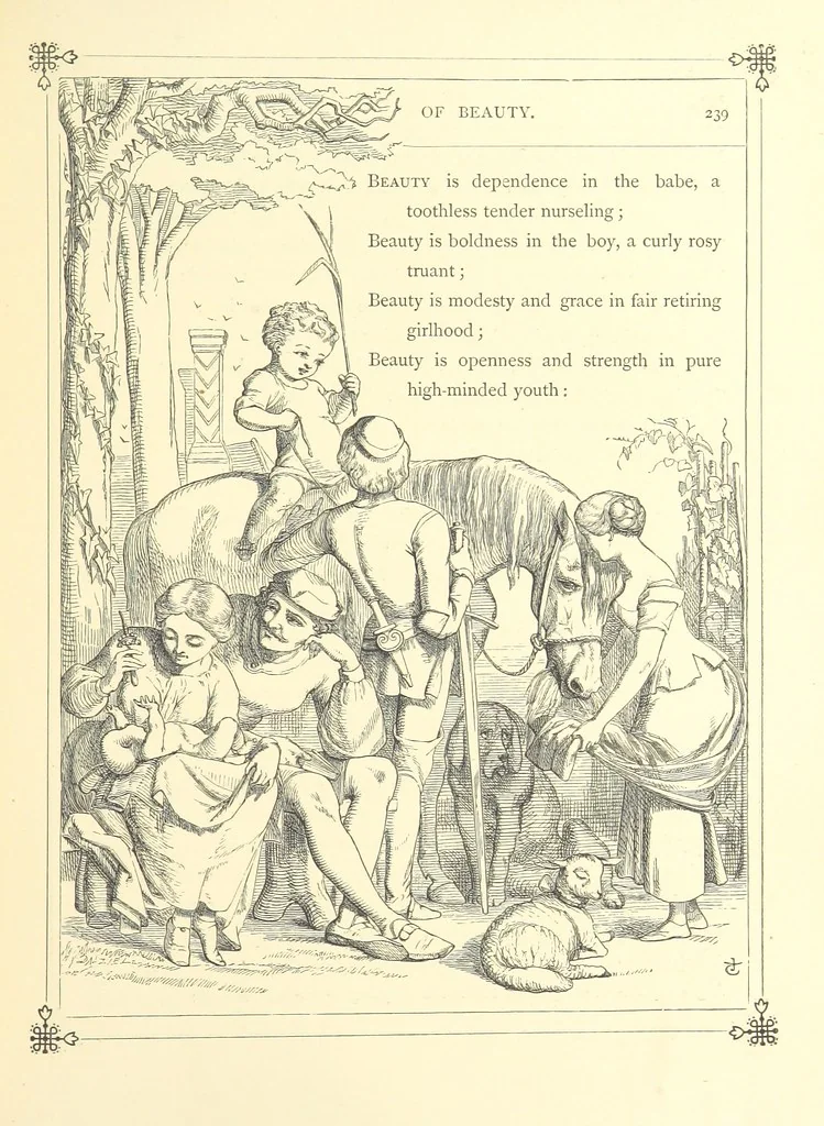 An illustration from Proverbial Philosophy. (The first and second series.) ... Illustrated. A new edition, 1867, leaf 257
