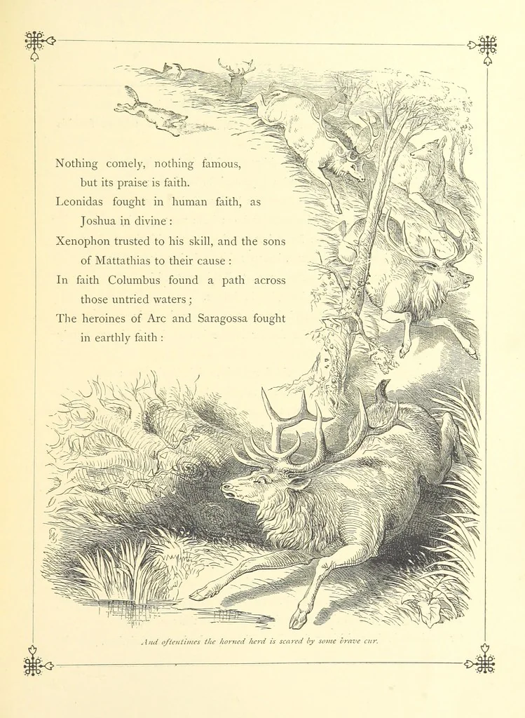 An illustration from Proverbial Philosophy. (The first and second series.) ... Illustrated. A new edition, 1867, leaf 351