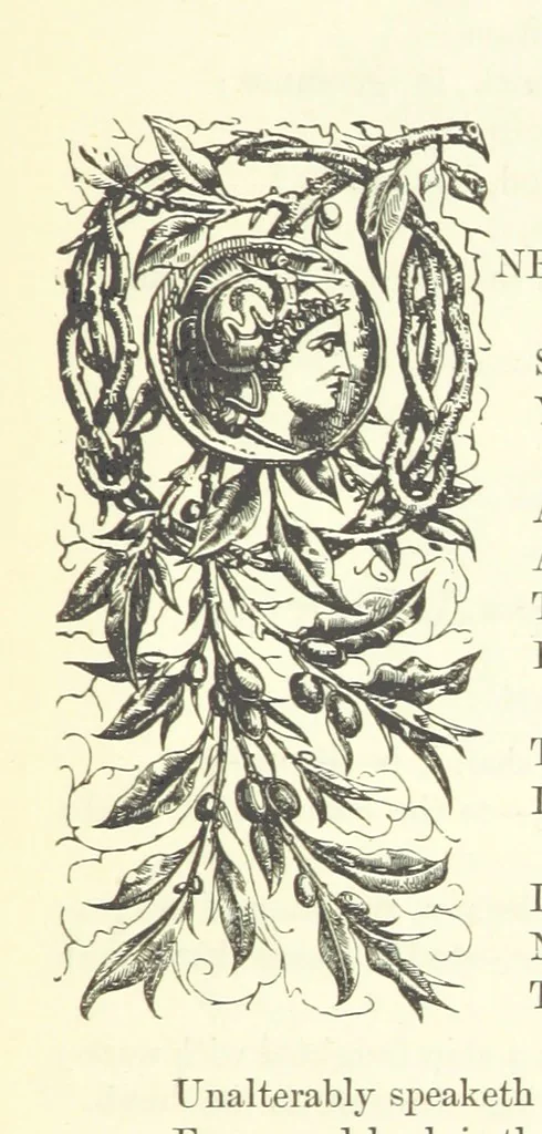 An illustration from Proverbial Philosophy in four series; now first complete, etc, 1881, leaf 101