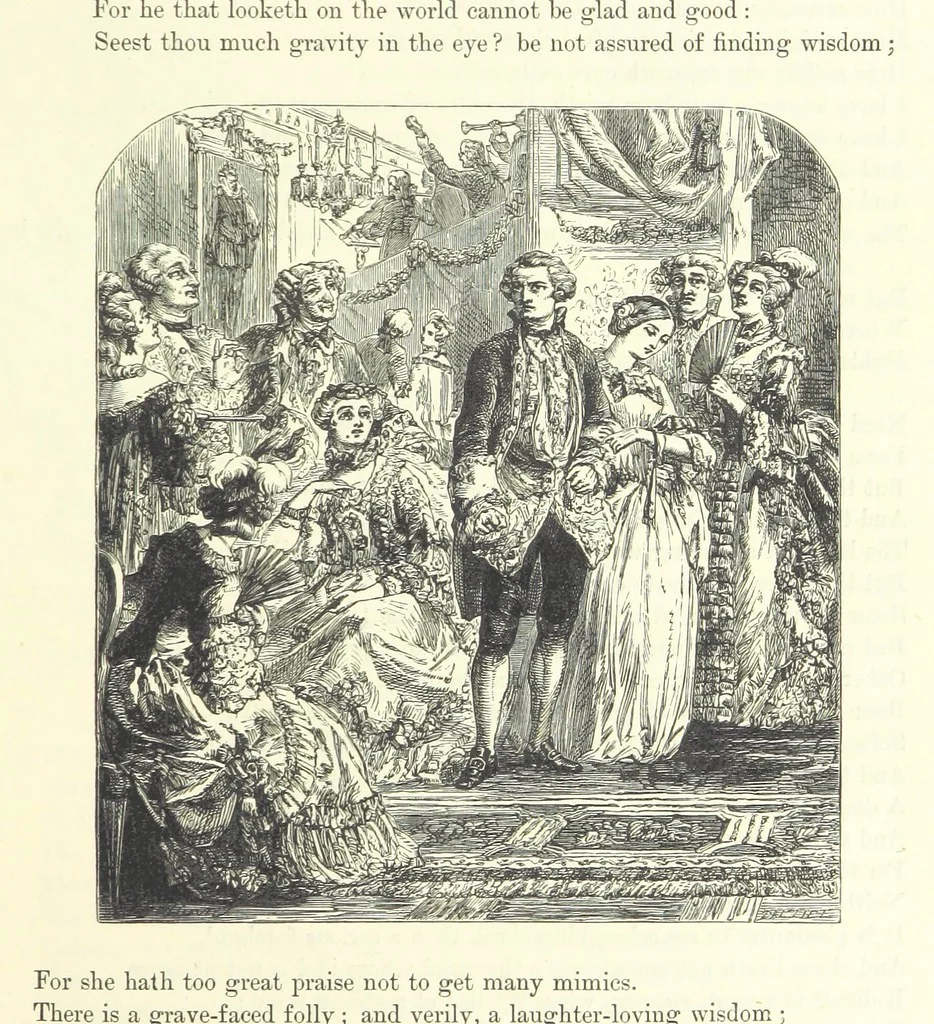 An illustration from Proverbial Philosophy in four series; now first complete, etc, 1881, leaf 111