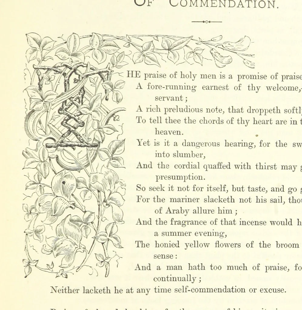 An illustration from Proverbial Philosophy in four series; now first complete, etc, 1881, leaf 113