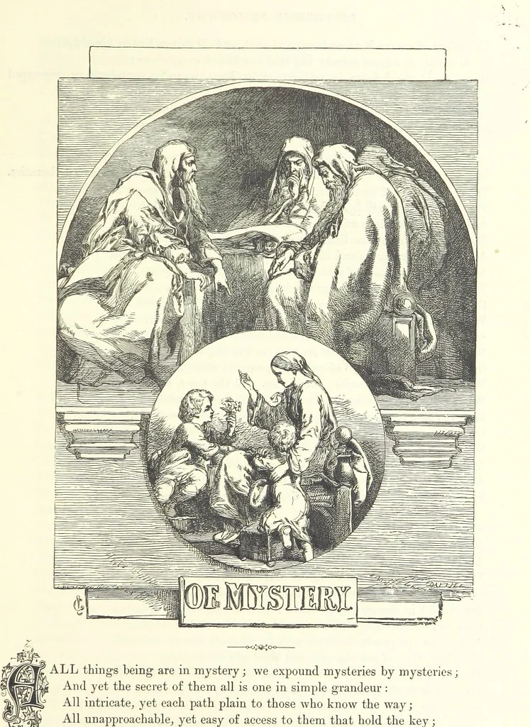 An illustration from Proverbial Philosophy in four series; now first complete, etc, 1881, leaf 161