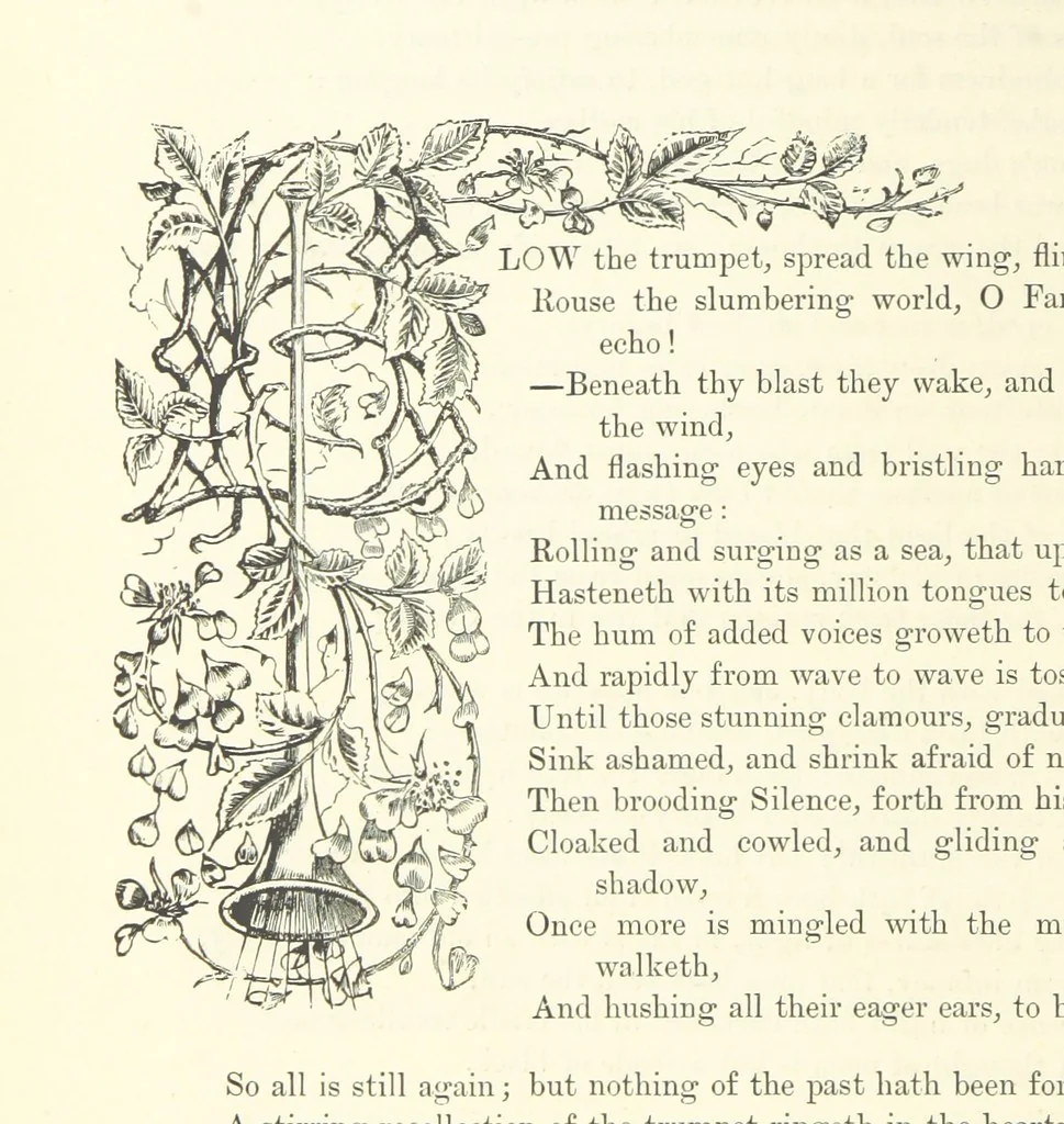 An illustration from Proverbial Philosophy in four series; now first complete, etc, 1881, leaf 180