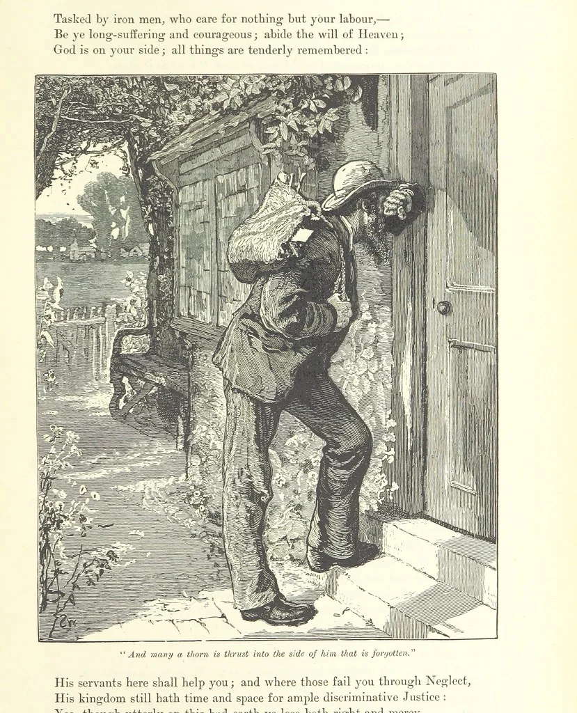 An illustration from Proverbial Philosophy in four series; now first complete, etc, 1881, leaf 193