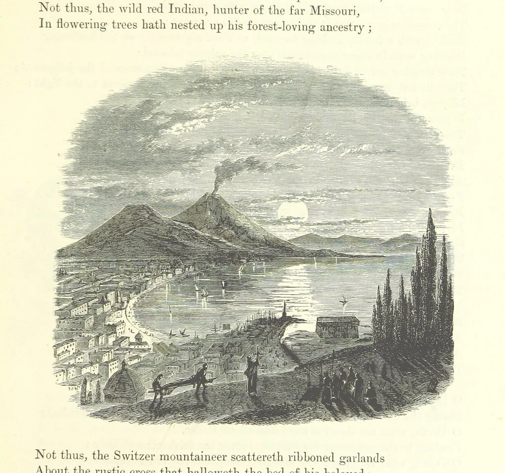 An illustration from Proverbial Philosophy in four series; now first complete, etc, 1881, leaf 209