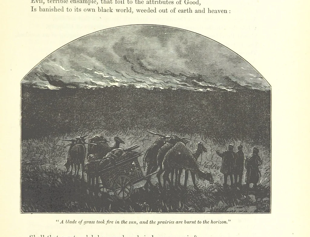 An illustration from Proverbial Philosophy in four series; now first complete, etc, 1881, leaf 217