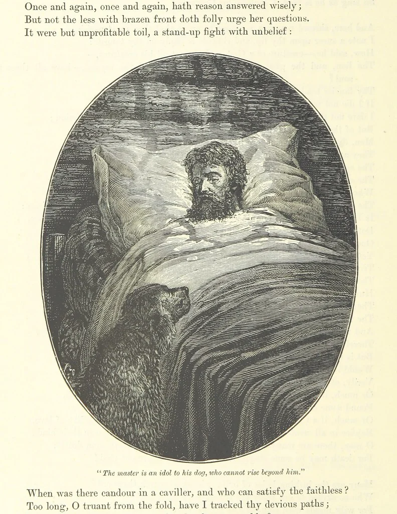 An illustration from Proverbial Philosophy in four series; now first complete, etc, 1881, leaf 222
