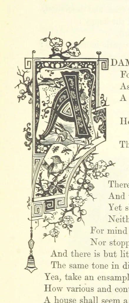 An illustration from Proverbial Philosophy in four series; now first complete, etc, 1881, leaf 227