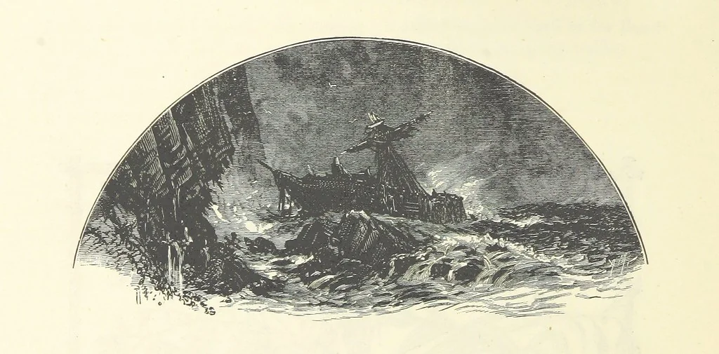 An illustration from Proverbial Philosophy in four series; now first complete, etc, 1881, leaf 258