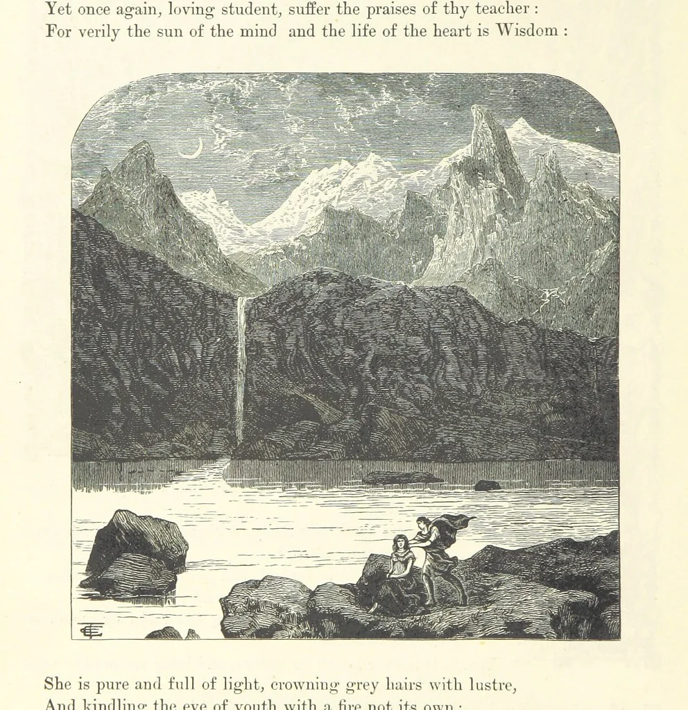 An illustration from Proverbial Philosophy in four series; now first complete, etc, 1881, leaf 26