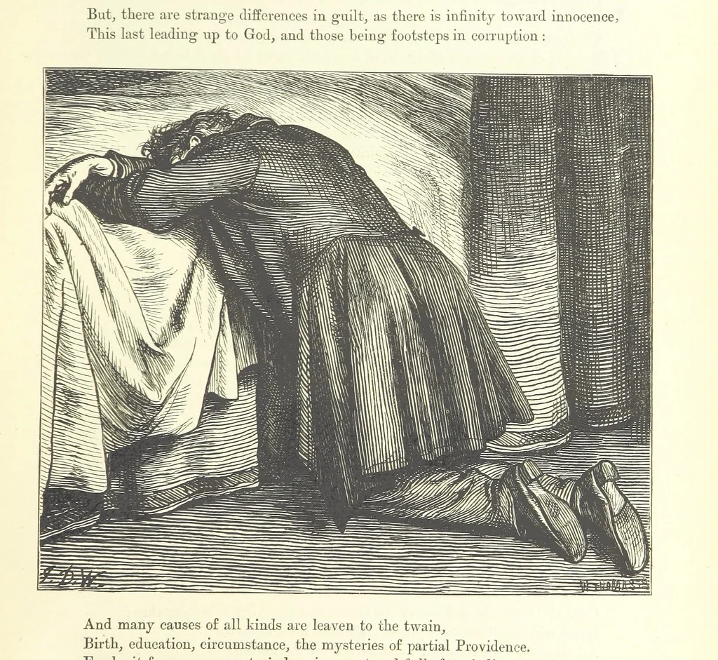 An illustration from Proverbial Philosophy in four series; now first complete, etc, 1881, leaf 263