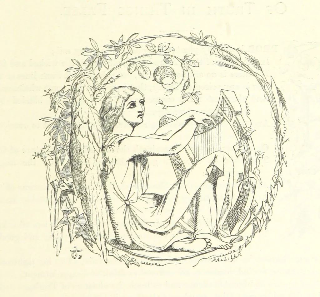 An illustration from Proverbial Philosophy in four series; now first complete, etc, 1881, leaf 27