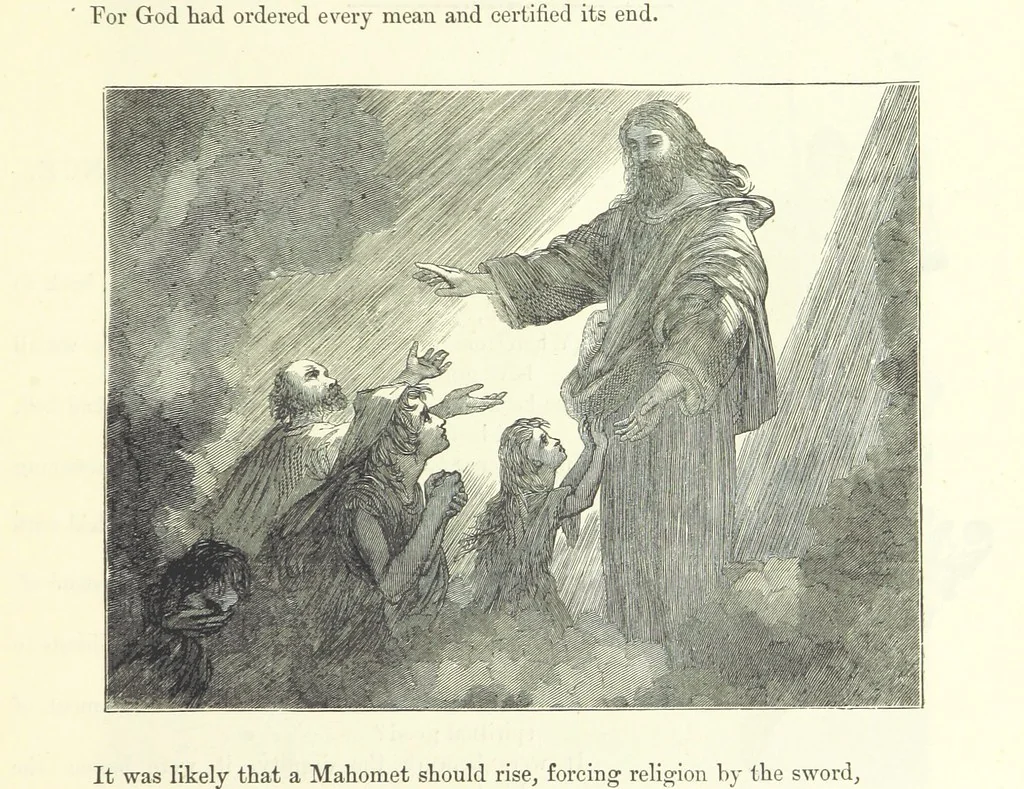 An illustration from Proverbial Philosophy in four series; now first complete, etc, 1881, leaf 279