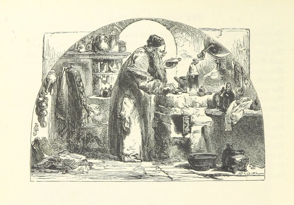 An illustration from Proverbial Philosophy in four series; now first complete, etc, 1881, leaf 28